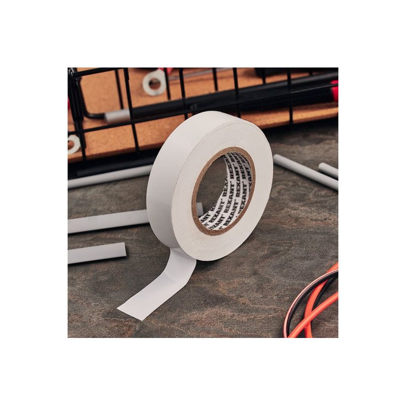 KR-09-2201 Изолента ПВХ KRANZ 0.13х19 мм, 25 м, белая (5 шт./уп.)  в Коврове