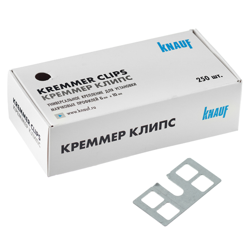 Крепление для штук. профилей КРЕММЕР КЛИПС КНАУФ /250 в упак.  в Коврове