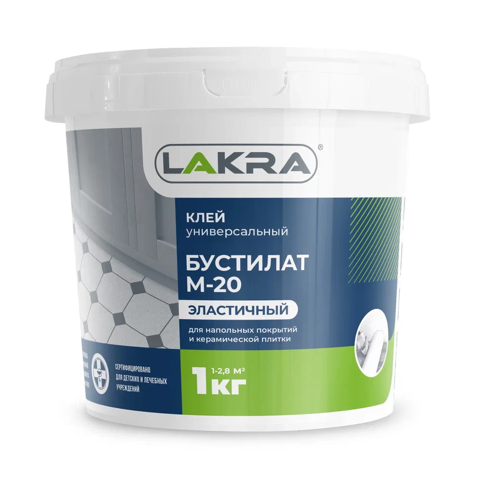 Клей Бустилат М-20 1кг ЛАКРА 12/432  в Коврове
