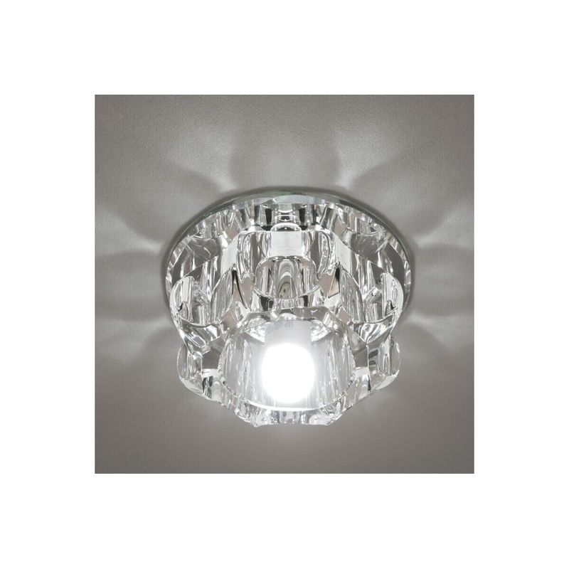 DLS-F105 G9 GLASSY/CLEAR Светильник декоративный встраиваемый ТМ "Fametto", серия "Fiore" ххх  в Коврове