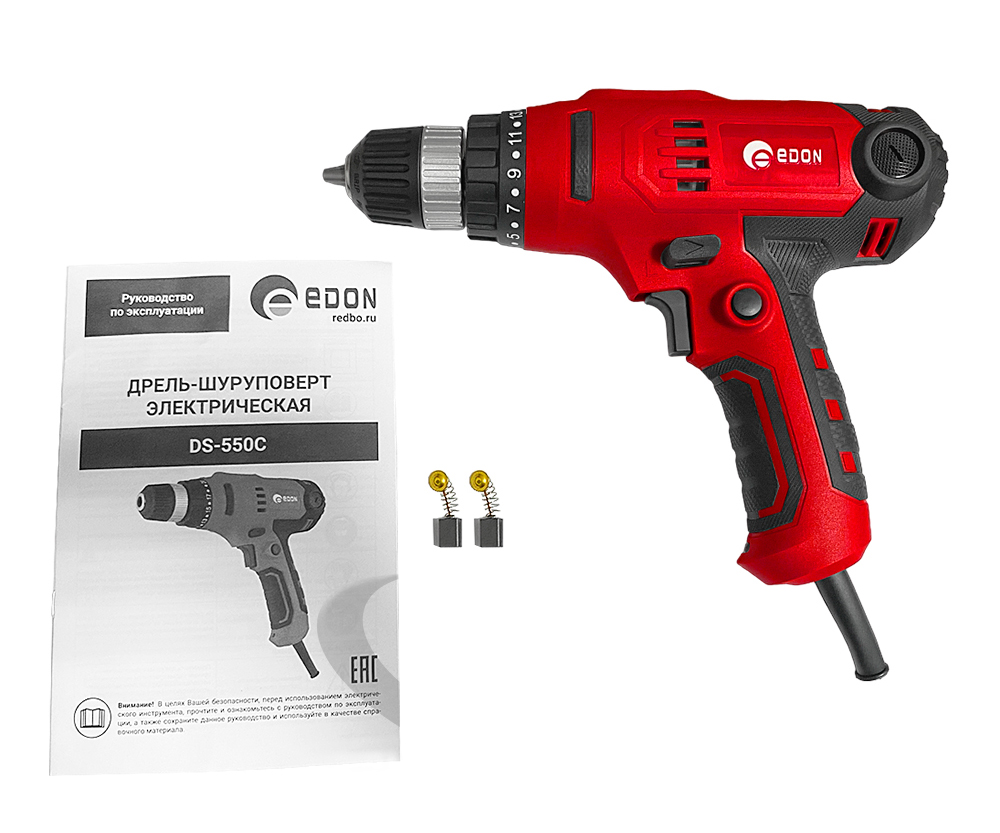 ДРЕЛЬ-ШУРУПОВЕРТ электрическая "EDON DS-550C"  в Коврове