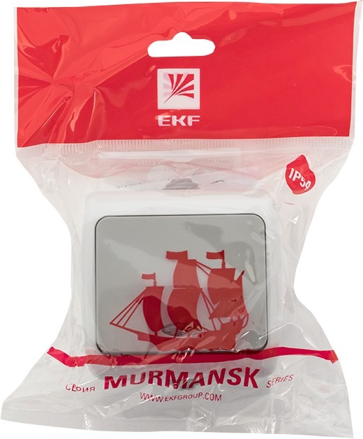 Мурманск Выключатель 1 -кл. с инд. 10А IP54 сер.EKF  в Коврове