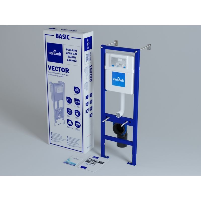 Инсталляция: VECTOR, металлический каркас для унитаза с бачком IN-MZ-VECTOR   в Коврове