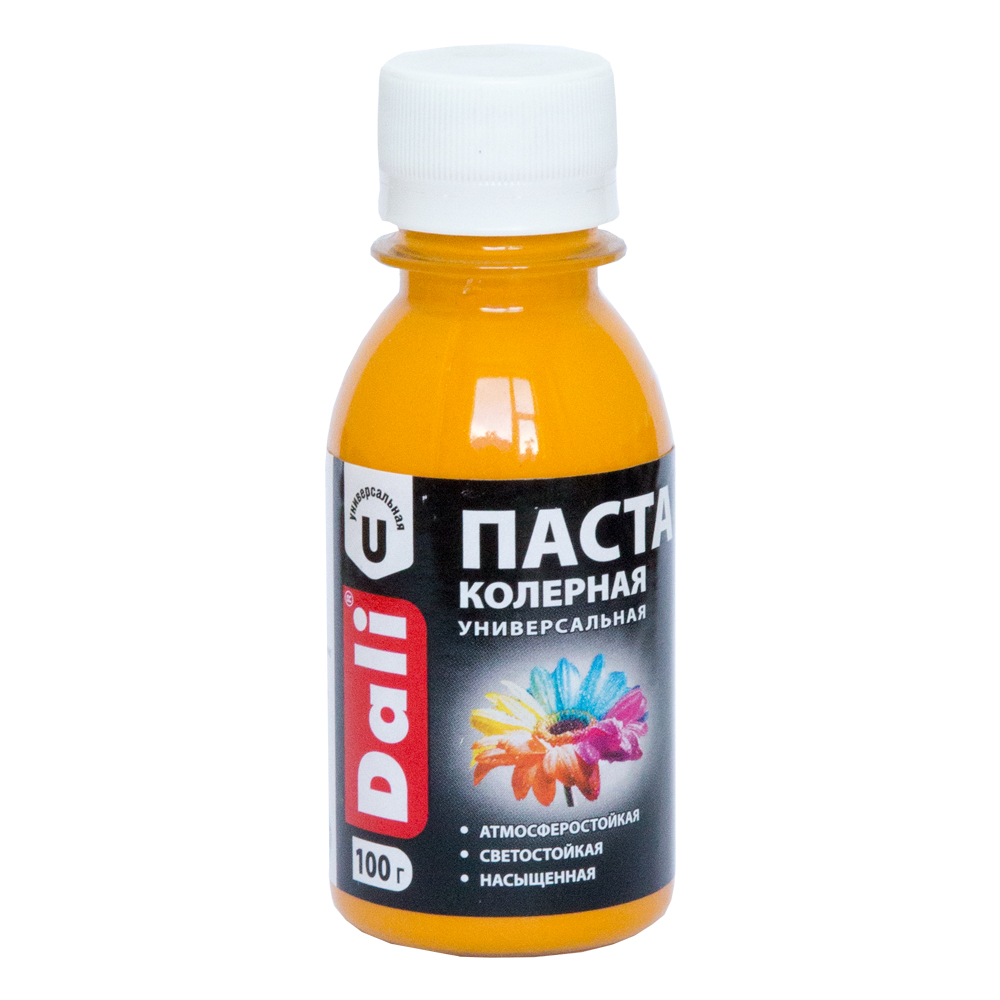 Паста "DALI" колерная  0,1 кг золотисто-желтый 1/8  в Коврове