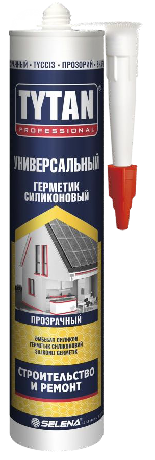 Tytan Professional Герметик силиконовый универсальный бесцветный, 280 мл  7912/1491  в Коврове