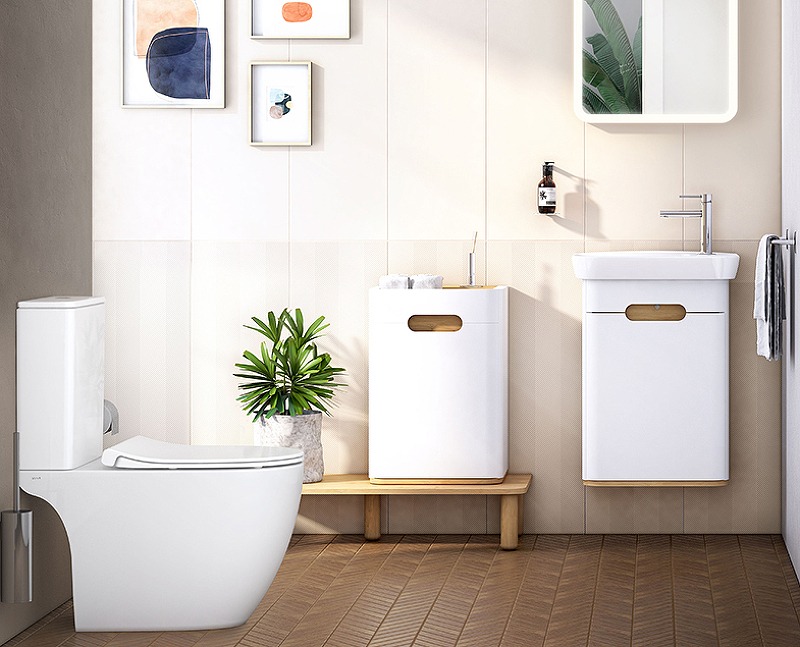Унитаз-компакт Vitra Sento безободковый сиденье м/лифт 9830В003-7204  в Коврове