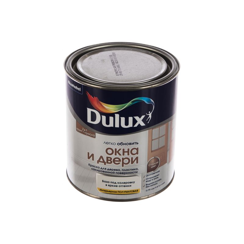 Краска DX Окна и Двери BС 0,75л (аналог 50034854)  в Коврове