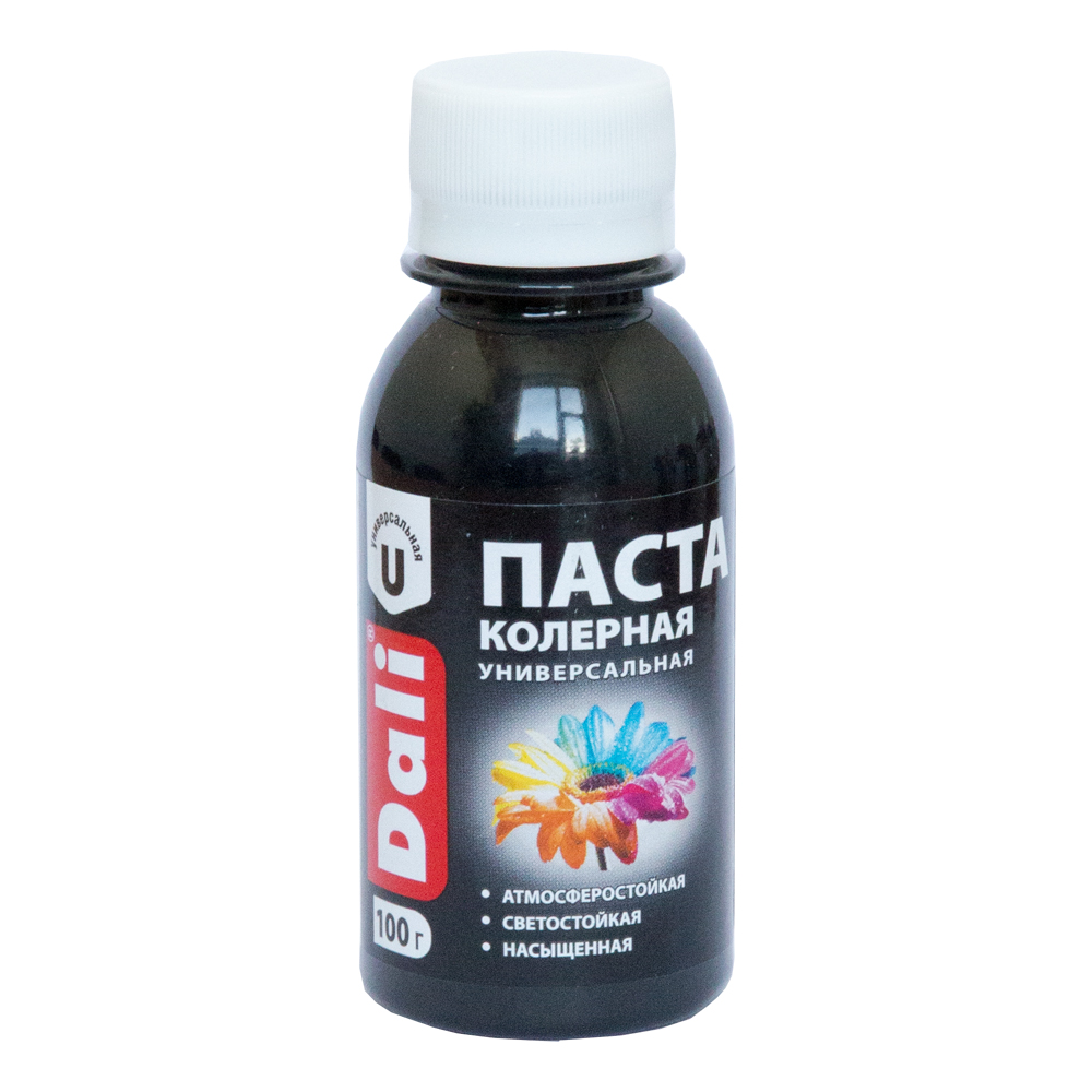 Паста "DALI" колерная  0,1 кг черный 1/8  в Коврове