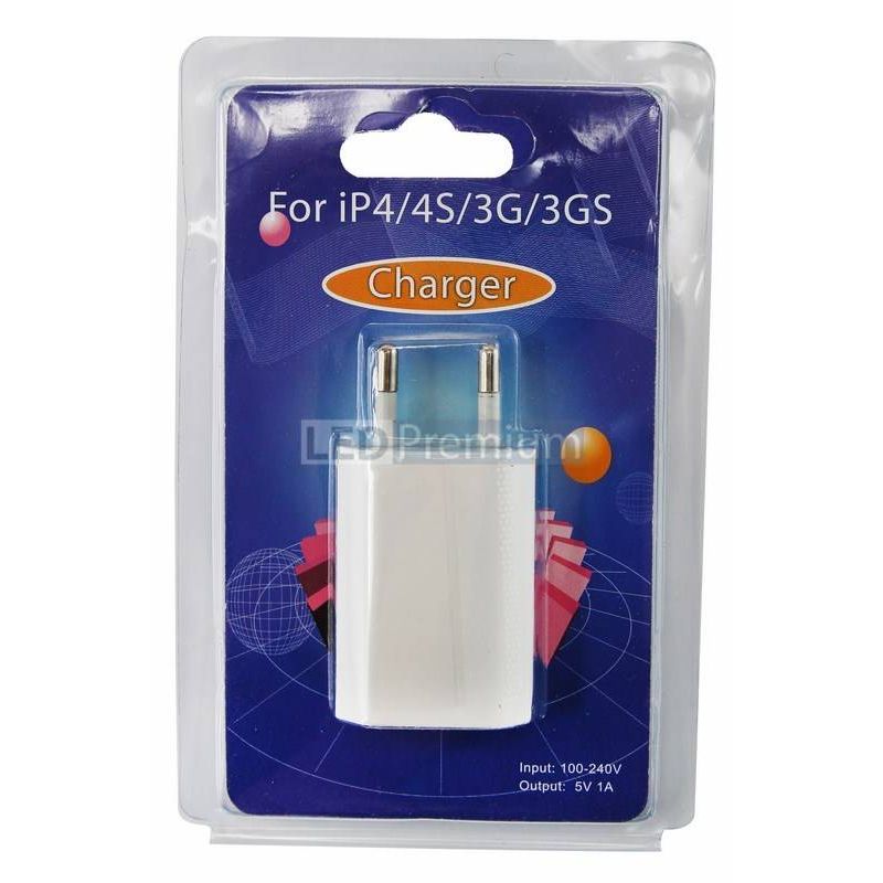 18-1194 Сетевое зарядное устройство iPhone/iPod USB белое (СЗУ) (5 V, 1000 mA) REXANT  в Коврове