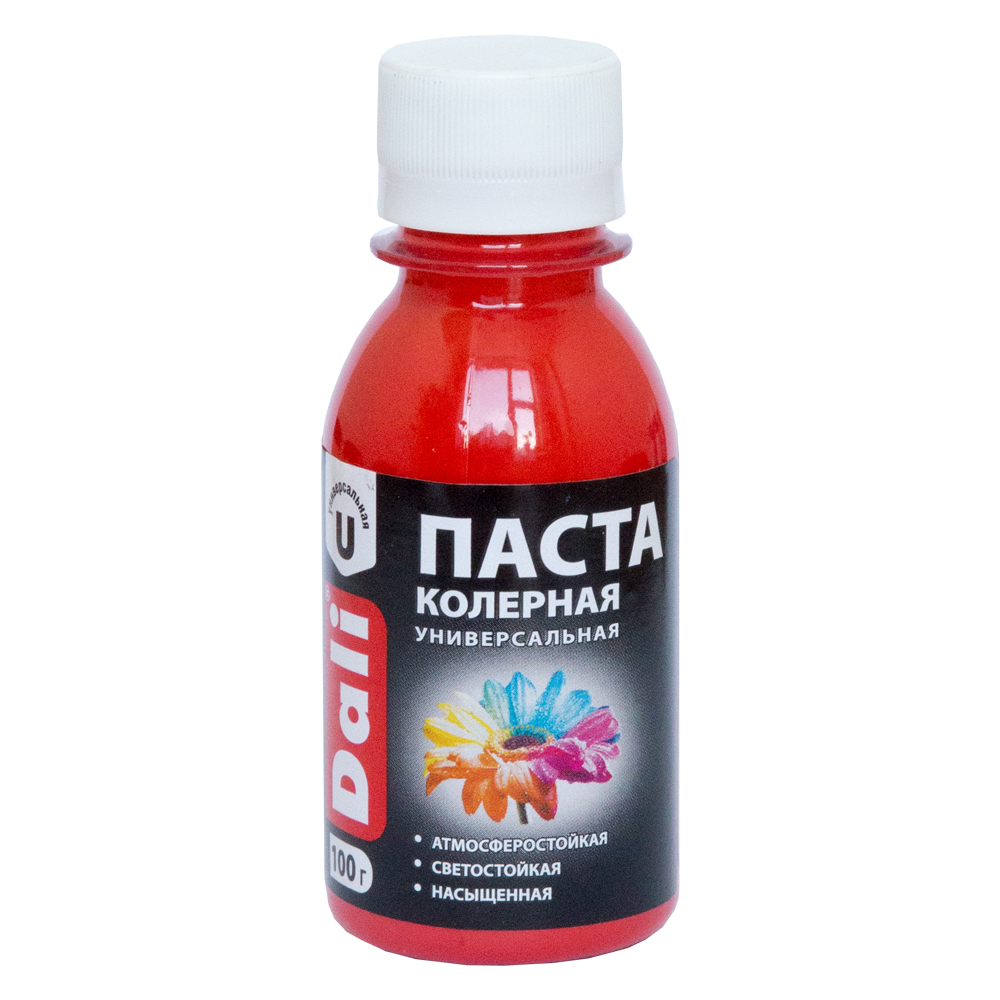 Паста "DALI" колерная  0,1 кг красный 1/8  в Коврове