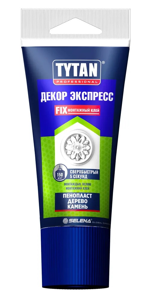 Tytan Professional Декор Экспресс Монтажный Клей, 210 г цвет белый  6165 /20  в Коврове