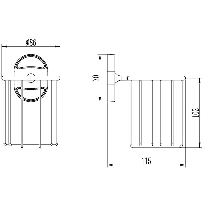 1928-1/L Держатель для дезодоранта  в Коврове