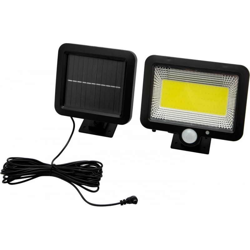602-1002 Прожектор NEW AGE LED COB Lamper 15 Вт 6500 K IP65 3 реж, вын. солн пан 5 м, датч движ,осв  в Коврове