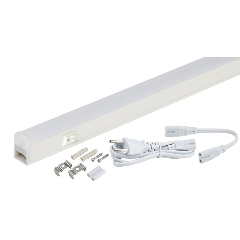 LLED-01-08W-4000-W ЭРА Линейный светодиодный светильник с вык  8Вт 4000К L572мм (25/900) 1890  в Коврове
