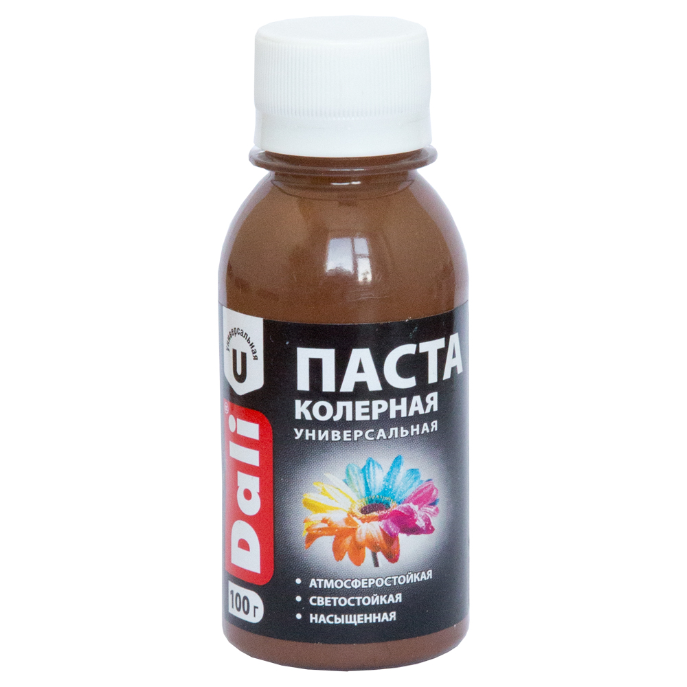 Паста "DALI" колерная  0,1 кг коричневый 1/8  в Коврове