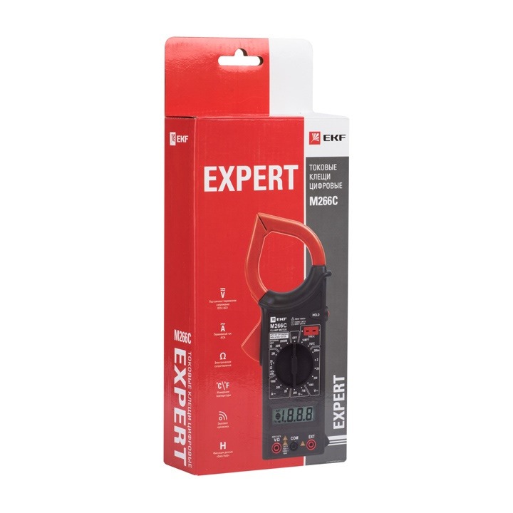 Токовые клещи цифровые M266C EKF Expert  в Коврове