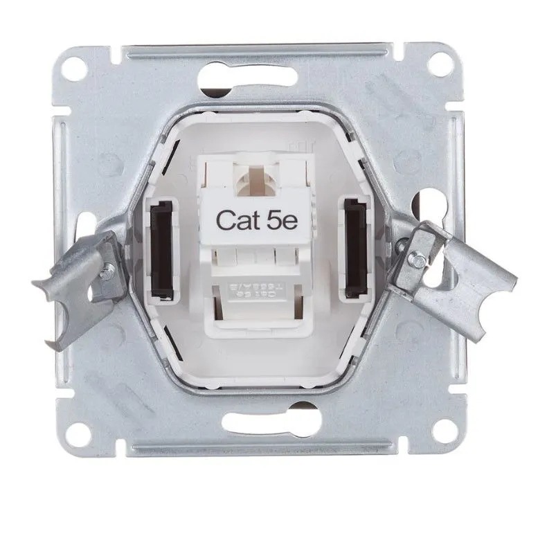 ATN000483 Механизм розетки компьютерной ATLAS DESIGN RJ45 жемчуг SchE   в Коврове