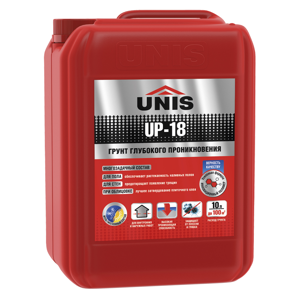 UP-18 Грунт глубокого проникновения 10 л DIY  в Коврове