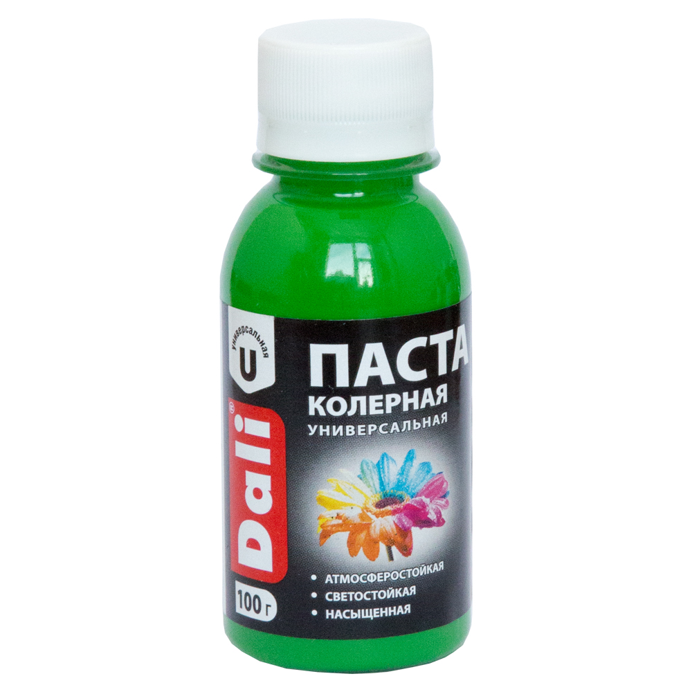 Паста "DALI" колерная  0,1 кг зеленое яблоко 1/8  в Коврове