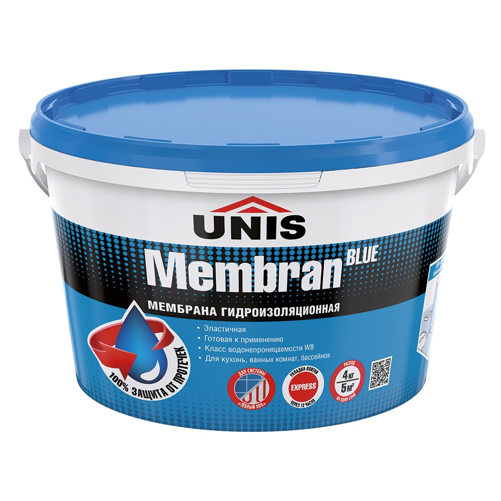 ЮНИС Мембрана гидроизоляционная BlueMembran 4 кг  в Коврове