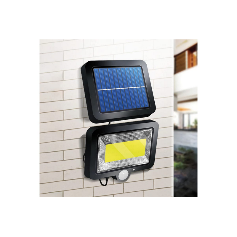 602-1002 Прожектор NEW AGE LED COB Lamper 15 Вт 6500 K IP65 3 реж, вын. солн пан 5 м, датч движ,осв  в Коврове