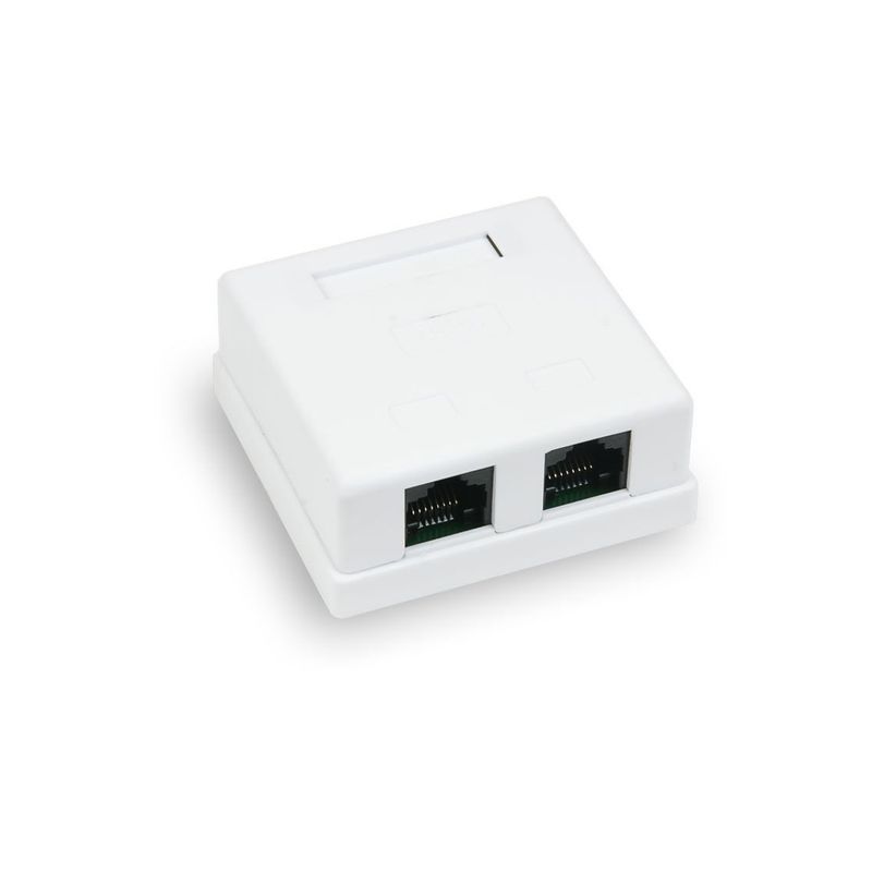 Рoзетка компьютерная внешняя, 2-порта RJ-45 (8P8C), UTP неэкранированная, кат. 5е 03-0151 Rexant   в Коврове