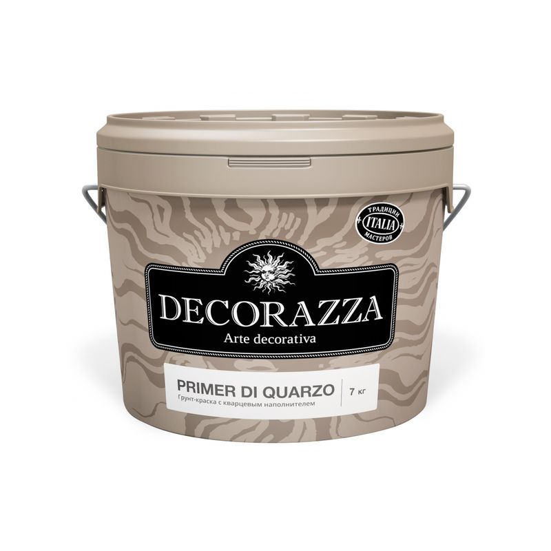 Грунт-краска Decorazza Primer di Quarzo под фактурные покрытия 7 кг DPRQ-07  в Коврове