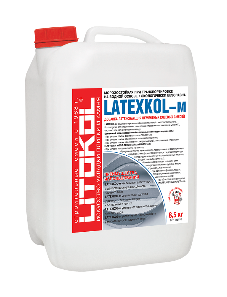 LATEXKOL–м латексн.добавка д/клеев   8,5 кг  в Коврове