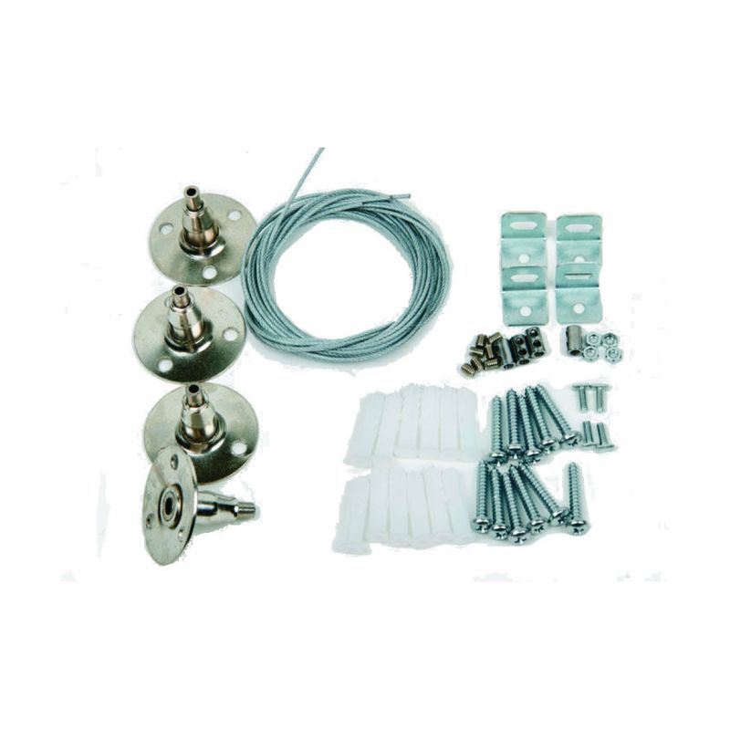UFL-H01 SILVER 100 POLYBAG Крепления для светодиодных панелей серии PROM-3, шк 4690485066538  в Коврове