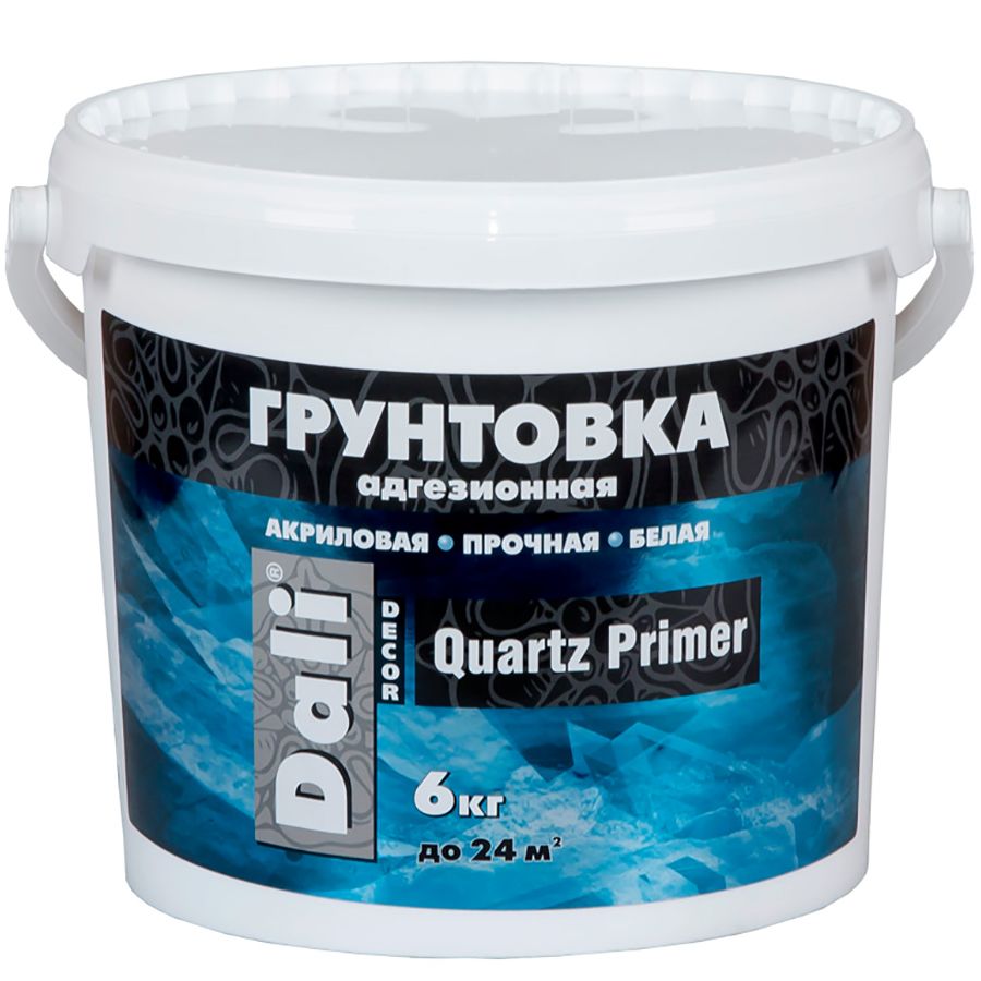 Грунтовка ДАЛИ-Декор QUARTZ PRIMER адгезионная белая  6 кг    1/60  в Коврове