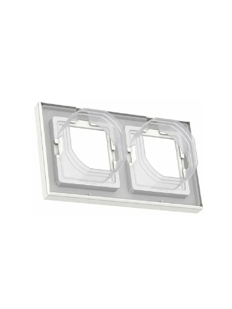 ATN440102 Рамка двухпостовая ATLASDESIGN AQUA IP44 белый (Шнейдер Электрик)  в Коврове