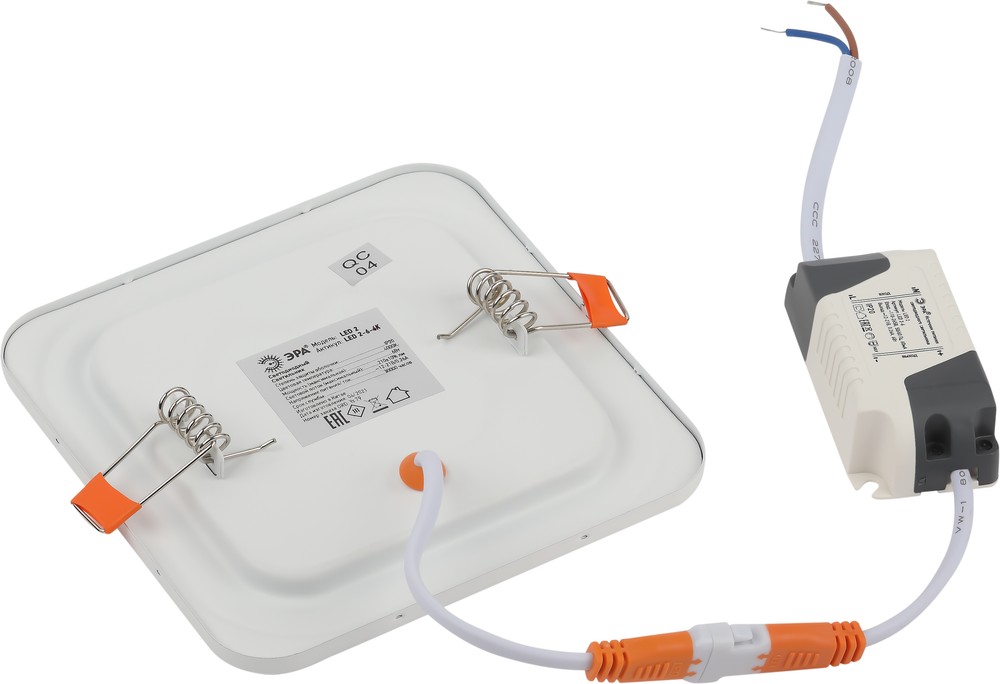 Светильник LED 2-6  ЭРА светодиодный квадратный LED 6W  220V 4000K  в Коврове