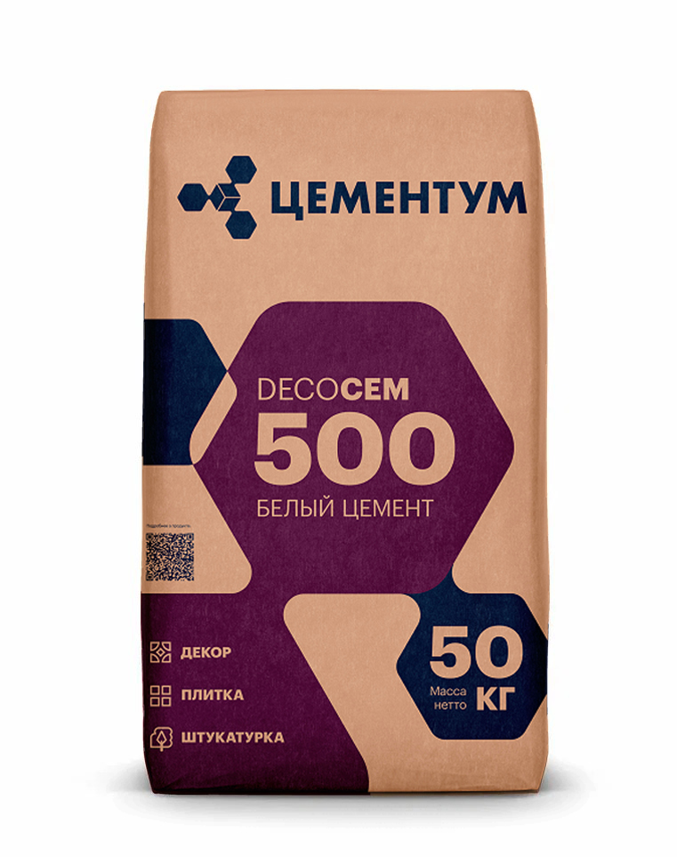 Цемент БЕЛЫЙ ПЦБ-1-500/Д0 50кг ЦЕМЕНТУМ /30  в Коврове