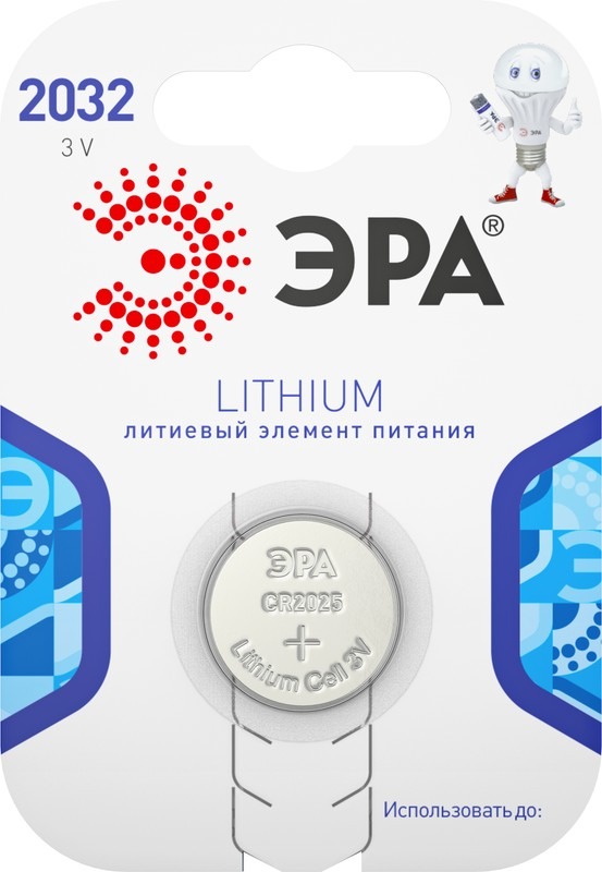 Батарейки CR2032-1BL Lithium (40/320/46080)  в Коврове