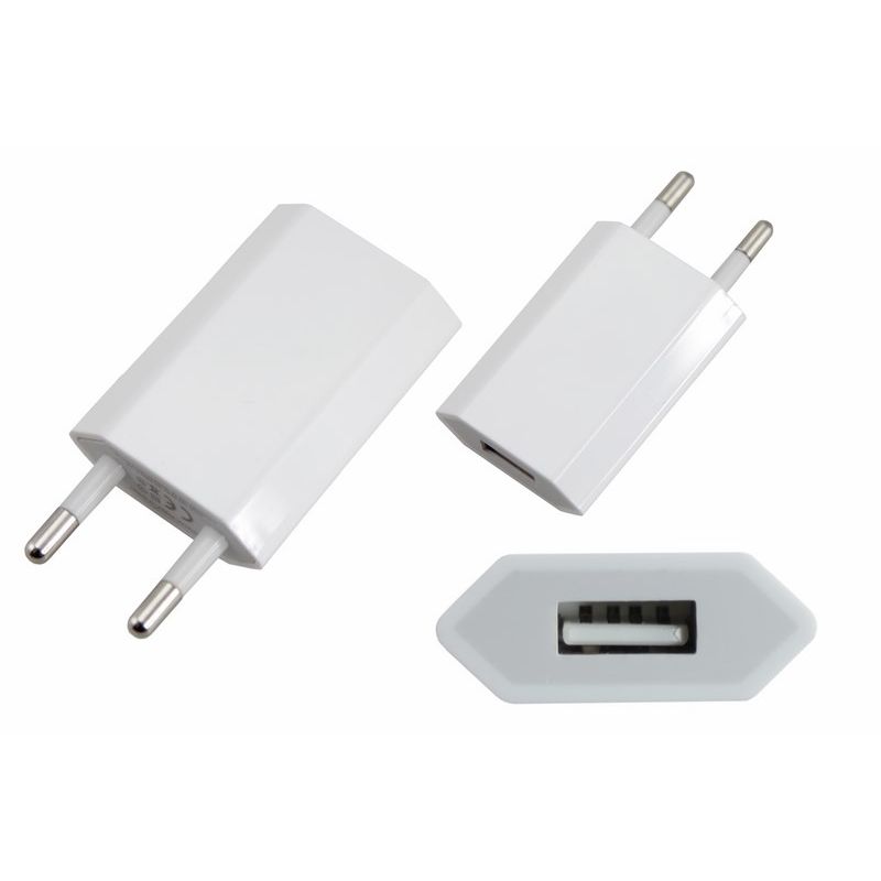 18-1194 Сетевое зарядное устройство iPhone/iPod USB белое (СЗУ) (5 V, 1000 mA) REXANT  в Коврове