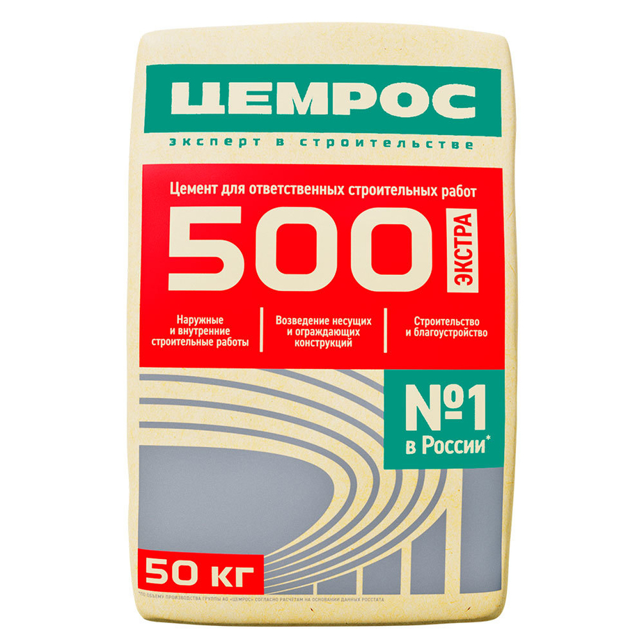 Цемент ЦЕМ II/А-Ш 42,5H 50 кг Цемрос/Евроцемент   /39  в Коврове