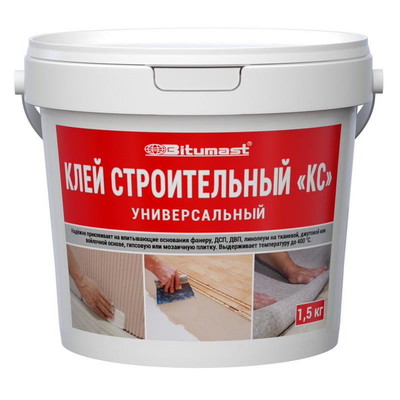 Клей строительный КС 1,5 кг Bitumast /12  в Коврове