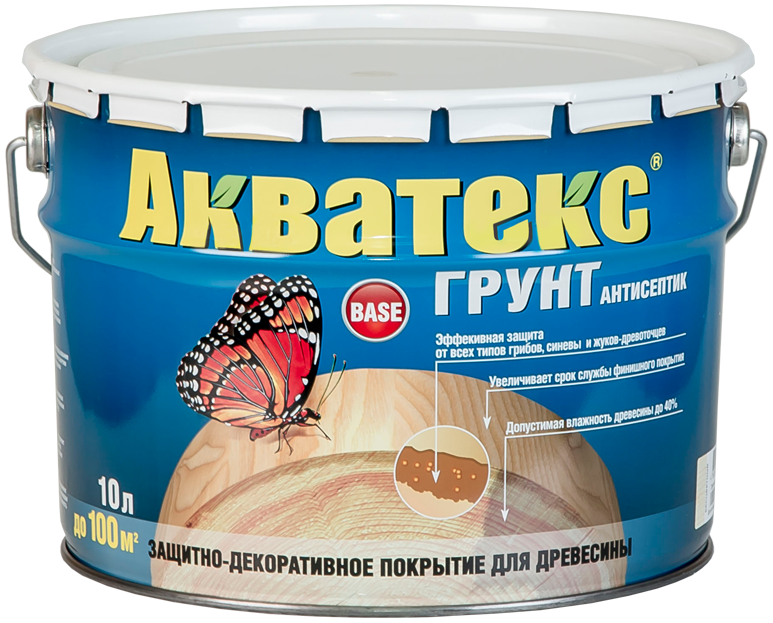 Акватекс-ГРУНТ 9л (антисептик)   1/55  в Коврове