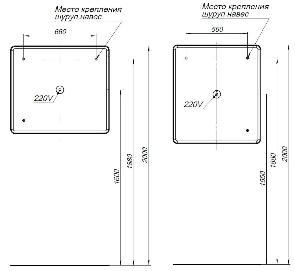 Зеркало Ирис 90х80 LED (326447)  в Коврове