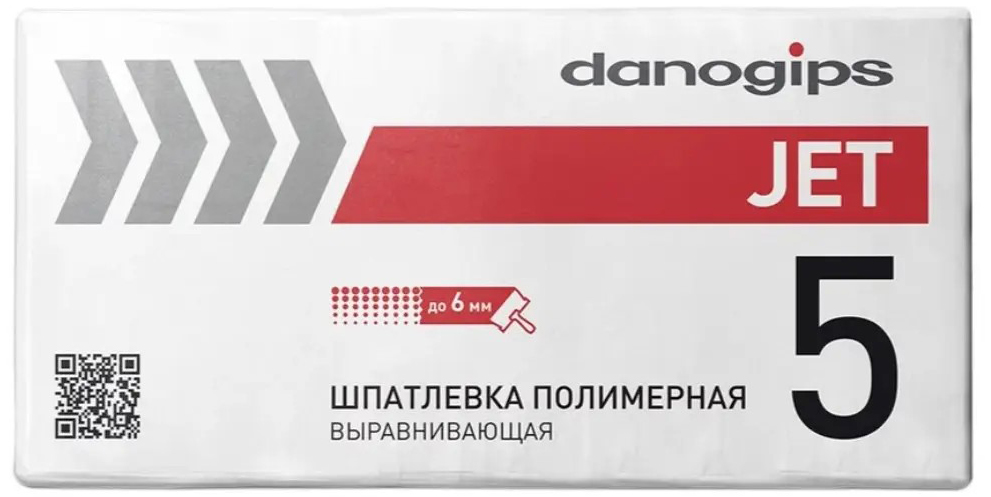 DANOGIPS Выравнивающая полим. шпатлевка DANO JET5 25кг(42) 00548667  в Коврове