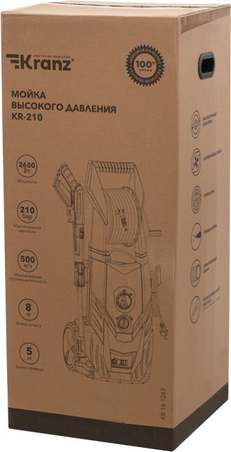 Мойка высокого давления KR-210 KRANZ  в Коврове