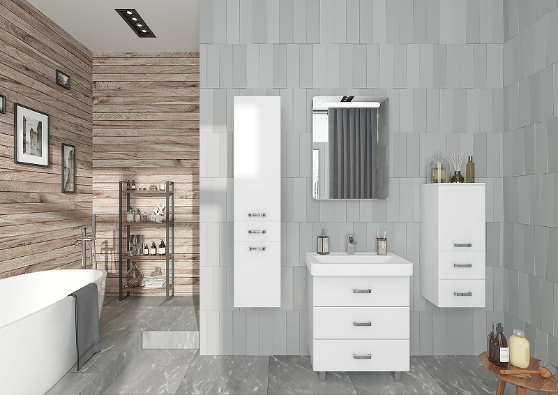 Комплект Америна 60 М 3 ящика, белая 1A168901AM010  в Коврове