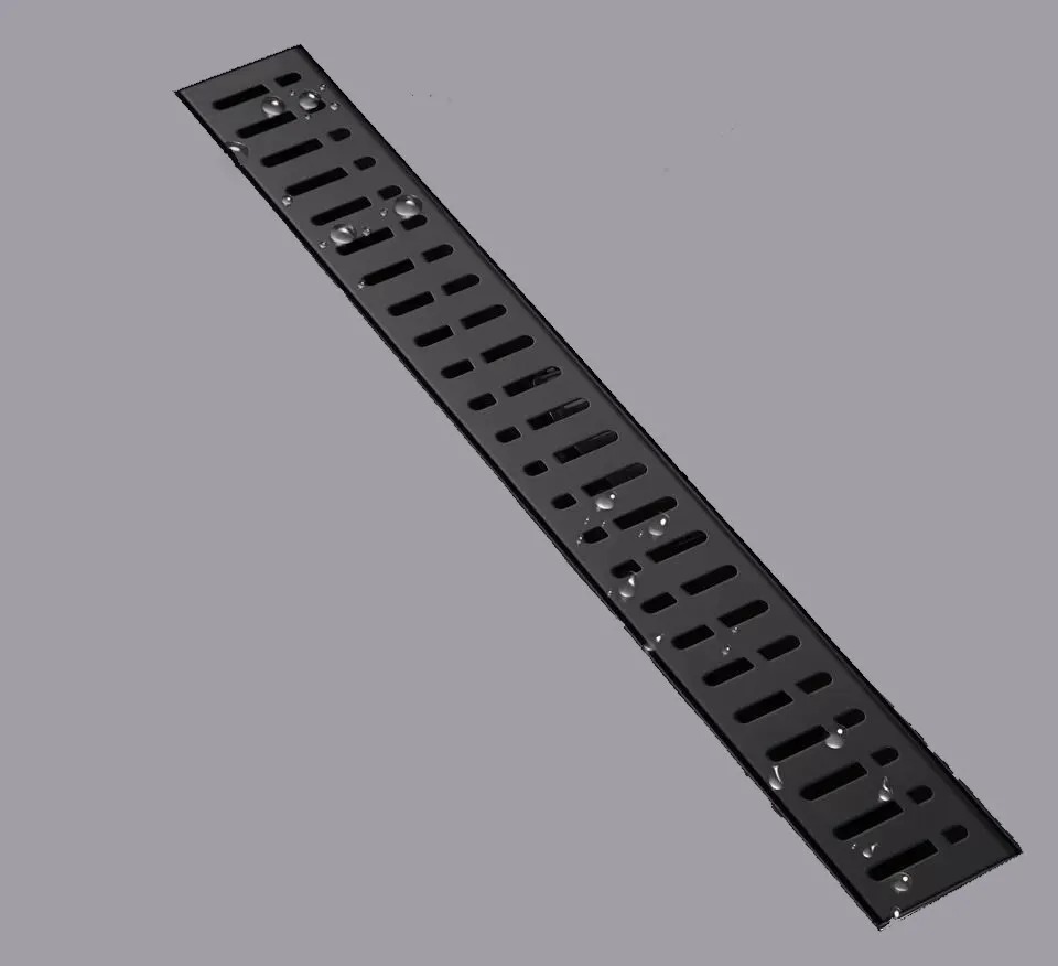 Трап HAIBA HB93700-7, черный 700 мм  в Коврове