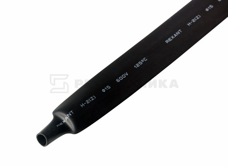 21-5006 Термоусадка клеевая 15.0 / 7.5 мм 1м черная  REXANT 1/50шт  в Коврове