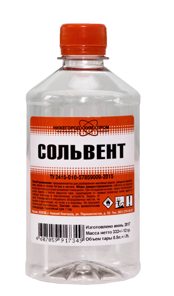 Сольвент  0,5 л  25/150/1200  в Коврове