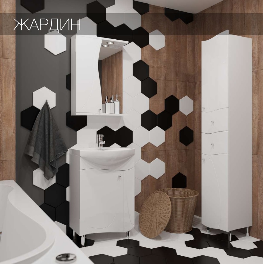 Шкаф-зеркало Жардин 55  в Коврове