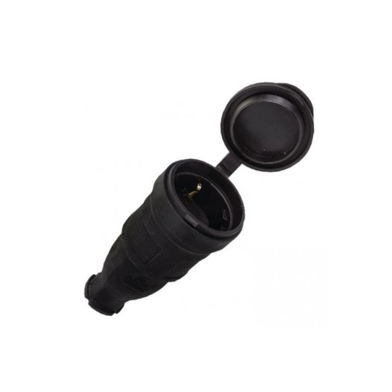 RPS-012-16-230-44 Роз. перенос. с защитной крышкой каучуковая 230В 2P+PE 16A IP44 EKF  в Коврове