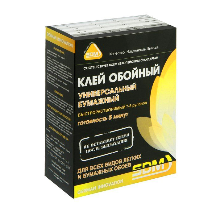 Клей обойный SDM Универсальный бумажный 200г.  в Коврове