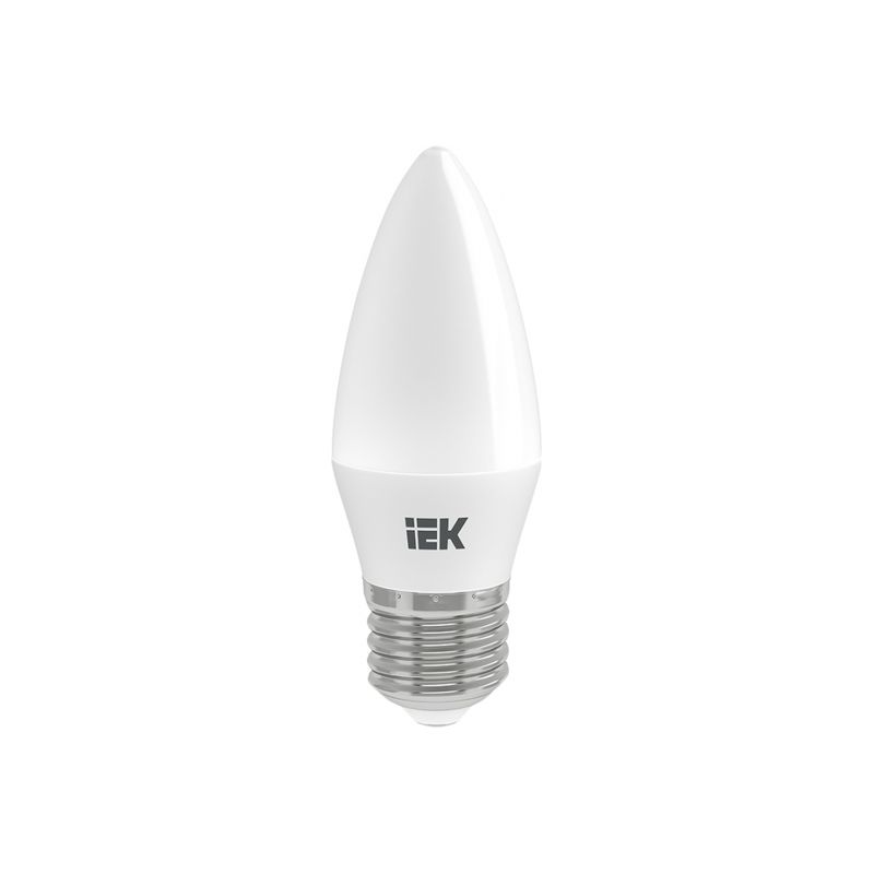 Лампа светодиодная LED 7вт Е27 тепло-белый матовая свеча ECO 5059  в Коврове