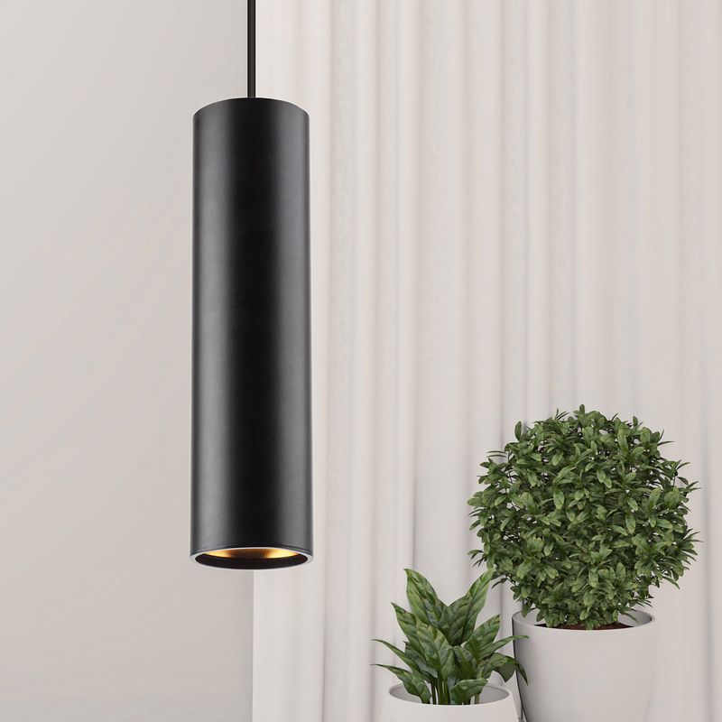 PL1 GU10 BK 300 Подсветка ЭРА подвесной, GU10, D80*300мм, черный (20/240) 6660  в Коврове